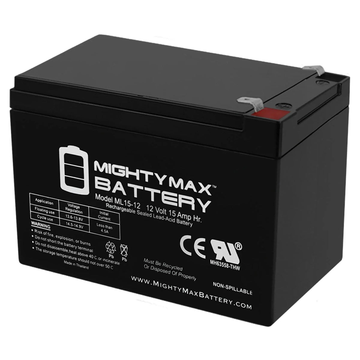 12V 15AH Replacement Battery H7308