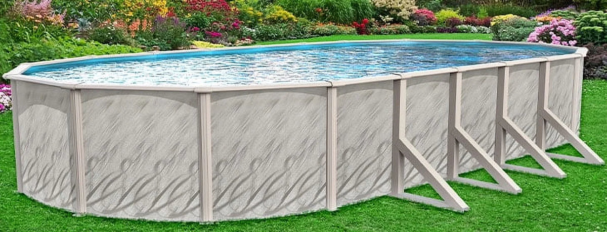 12' x 24' x 52 Oval Above-Ground Swimming Pool U595