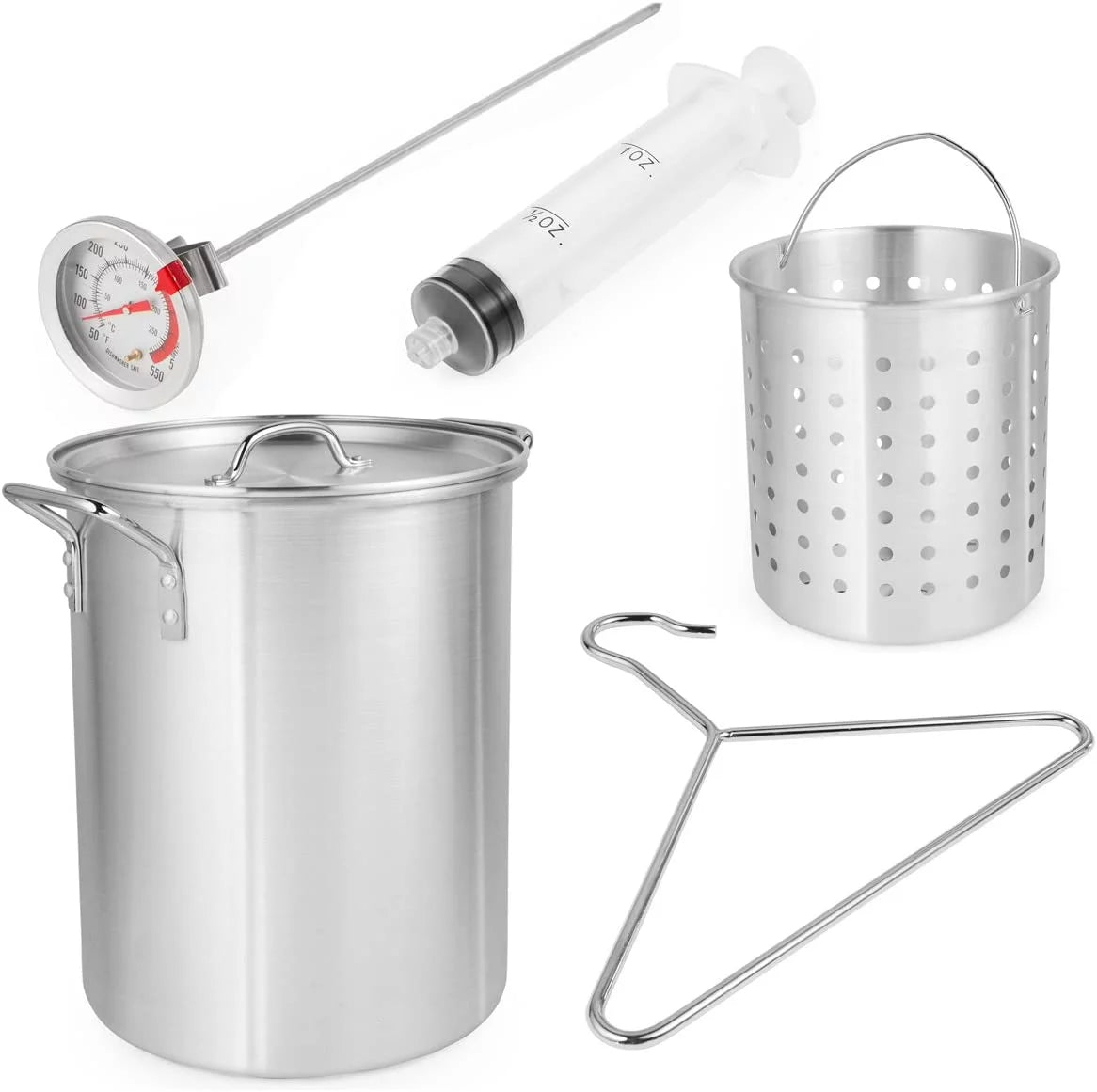 30QT Aluminum Turkey Deep Fryer Pot F170