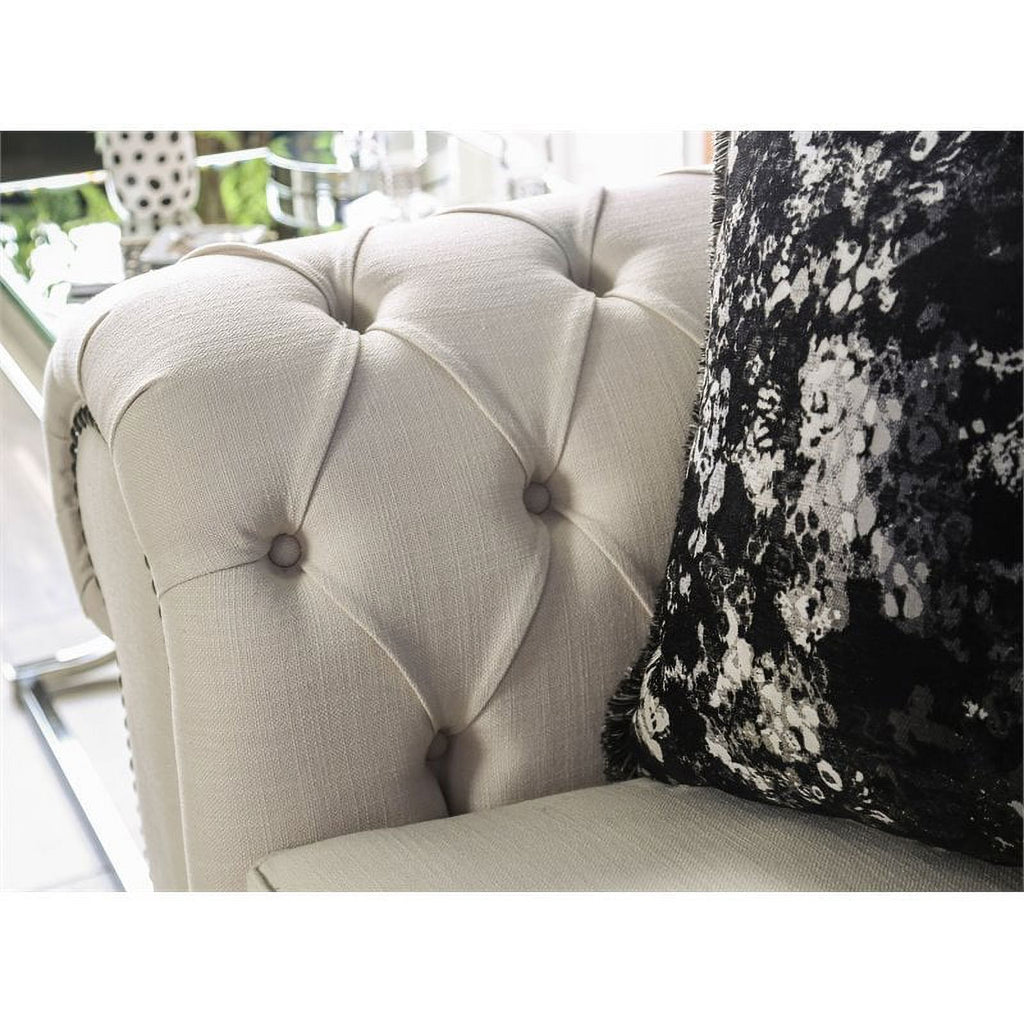 Beige Fabric 2-Piece Sofa Set G594