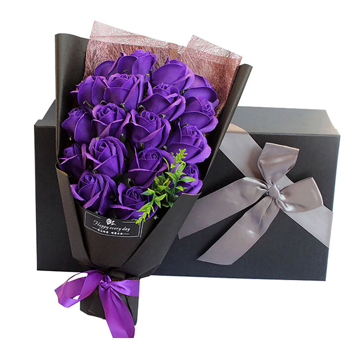18 Soap Rose Bundle Gift Box Q194