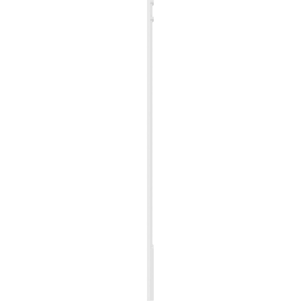 Two Equal Flat Panel PVC Pilaster with Decorative Capital & Base (Pair) U911462