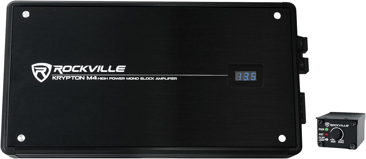 1400w Peak Mono Car Amplifier with Remote X474831