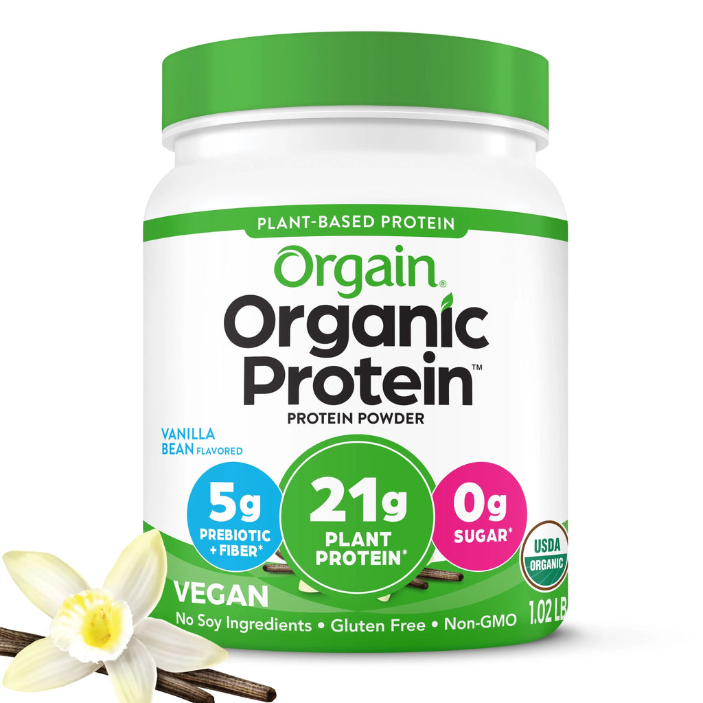 Organic Vegan Vanilla Bean Protein Powder D42158