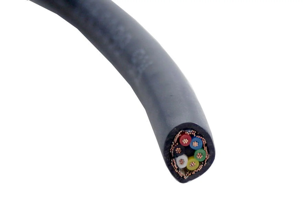 6 Core 25m Industrial Screened Black PVC Sheath Cable Q634