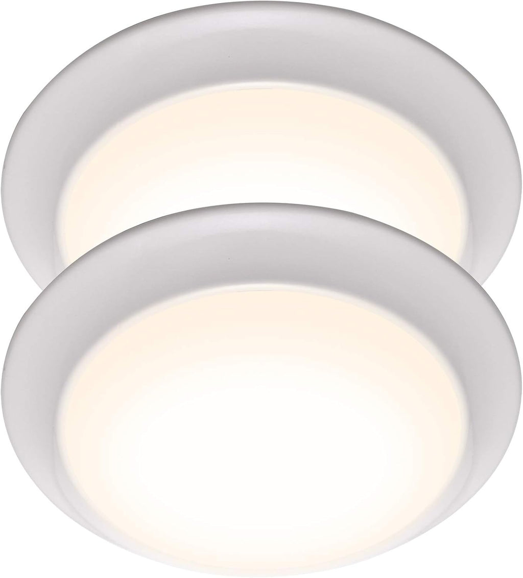 LED Flush Mount Ceiling Light, 11 Inch Dimmable 22.5W 1550 Lumen, Aluminum Housing, 2-Pack I754