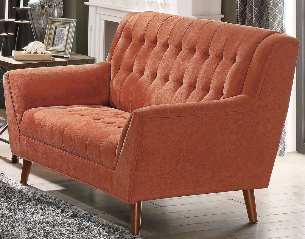 Orange Loveseat Q55055