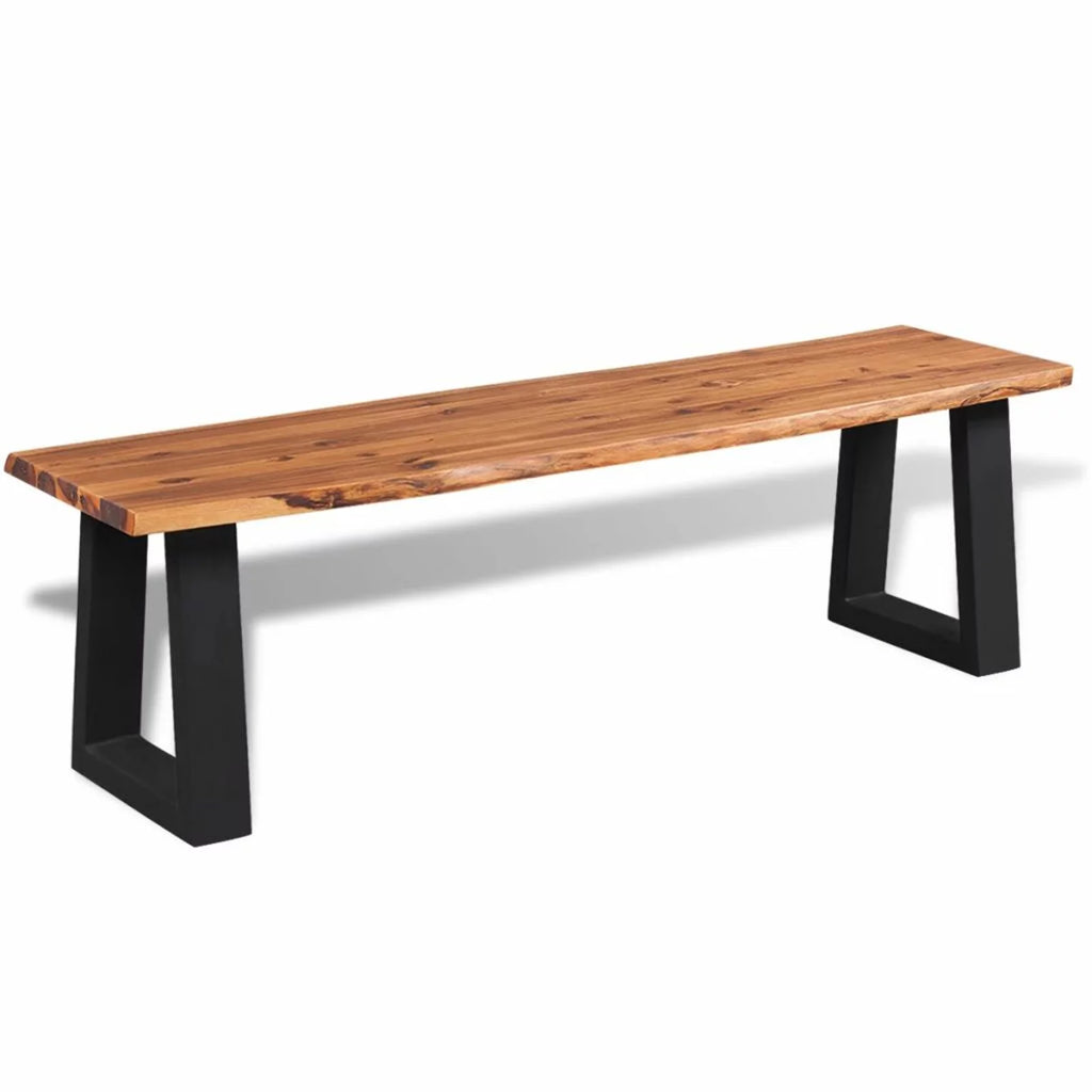 Solid Acacia Wood Bench Z9998