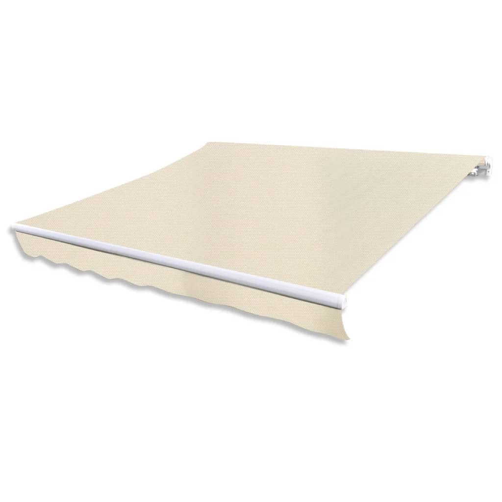 Folding Awning Manual Operated 118.1" Cream L54757