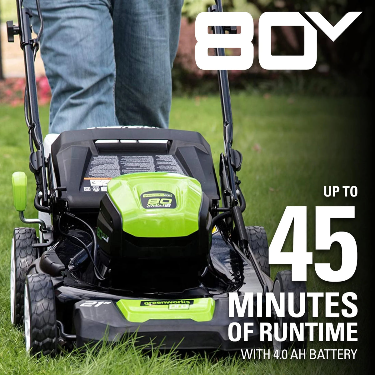 80V 21 Push Mower with 4Ah Battery & Charger B709174