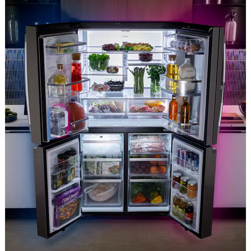 28 cu. ft Quad Door Bottom Freezer Refrigerator Stainless F53335