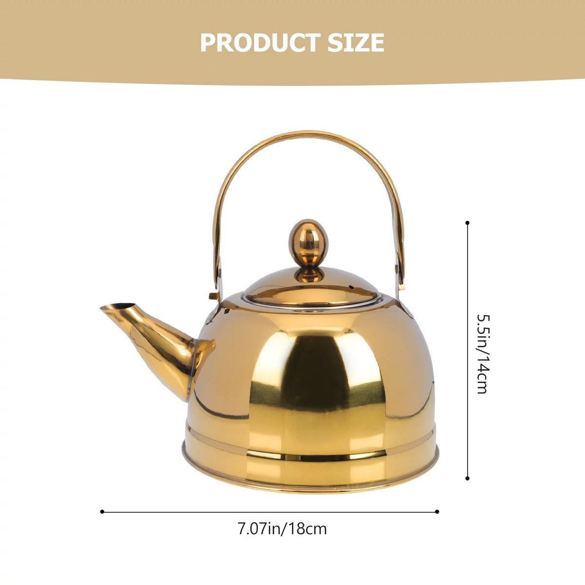 Stainless Steel Teakettle with Strainer A87552