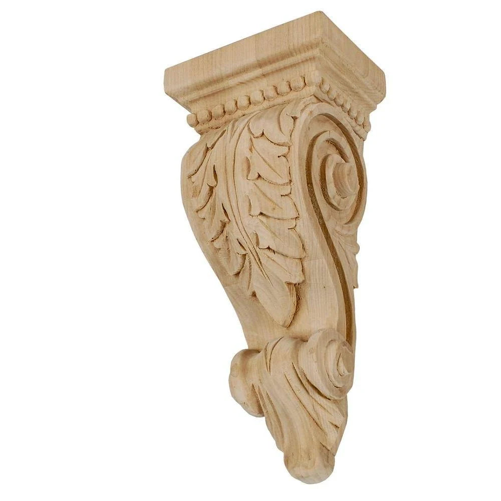 Unfinished Solid Alder Wood Corbel N2058