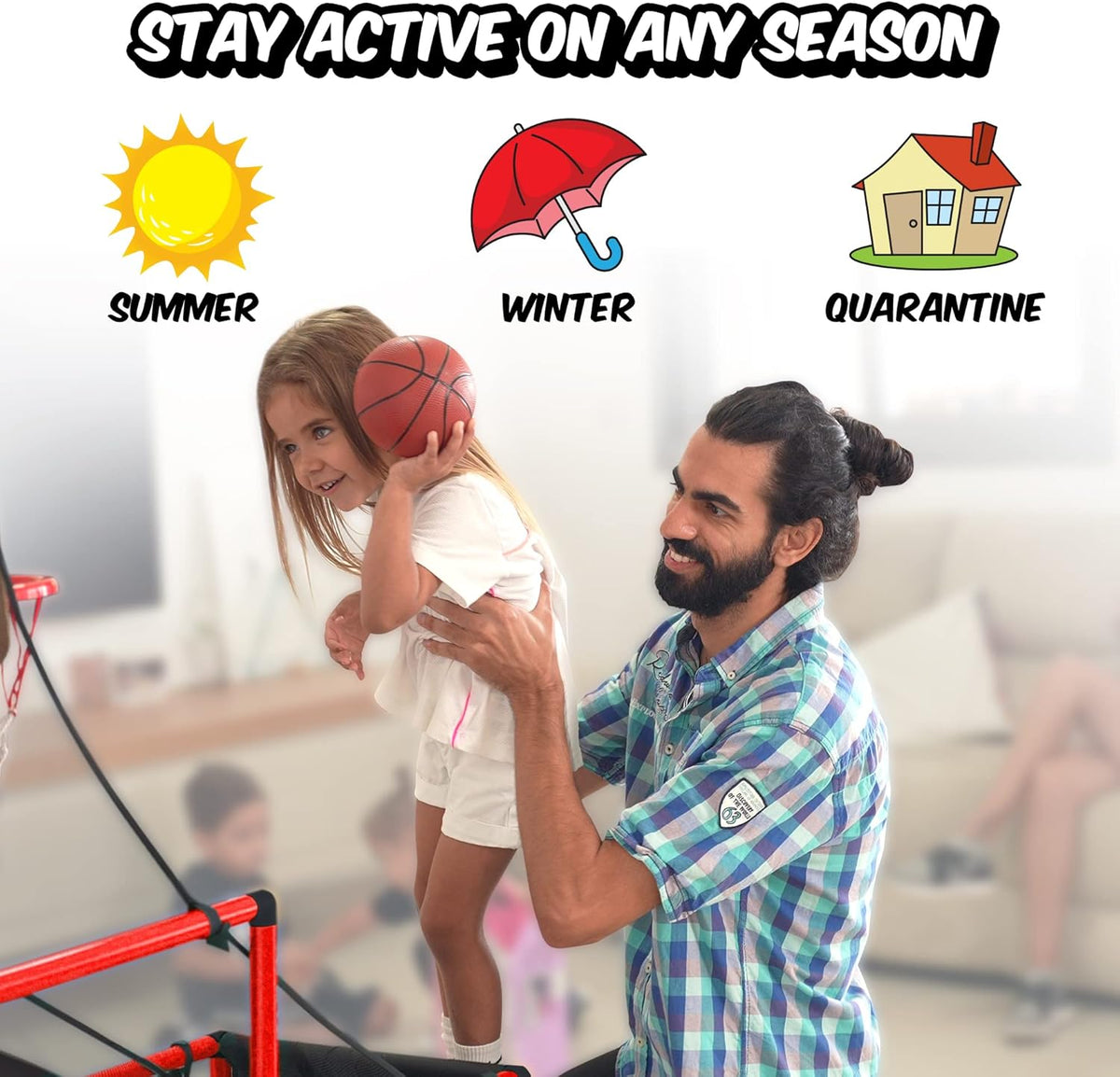 Basketball Hoop Game for Kids H6367