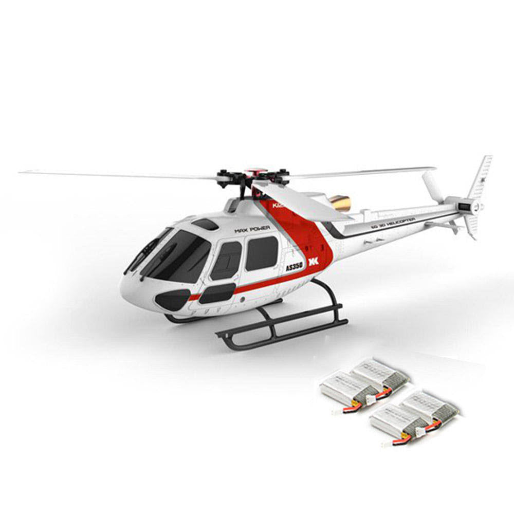 6CH Brushless RC Helicopter with 4pcs 500mAh Lipo Battery K88330