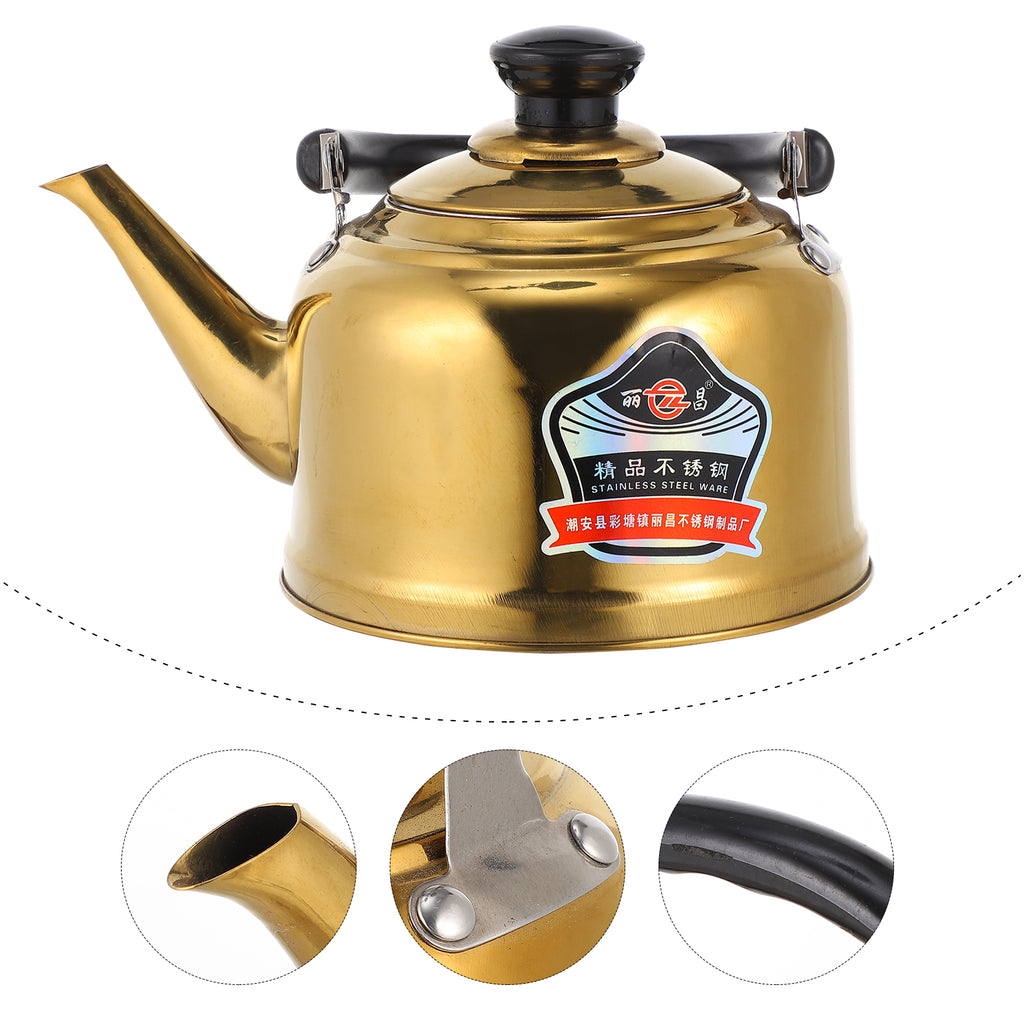 Stainless Steel Whistling Tea Kettle Stovetop Pot U72169