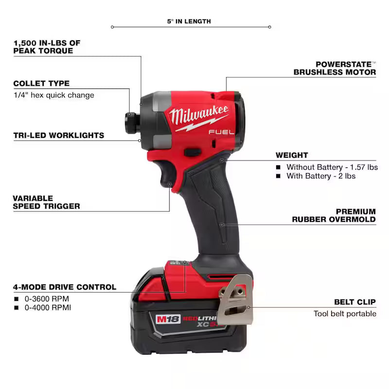18-V Li-Ion Brushless Cordless Hammer Drill/Impact Driver Combo Kit (2-Tool) with Bi-Metal Hole Saw Set (11-Piece) D909370