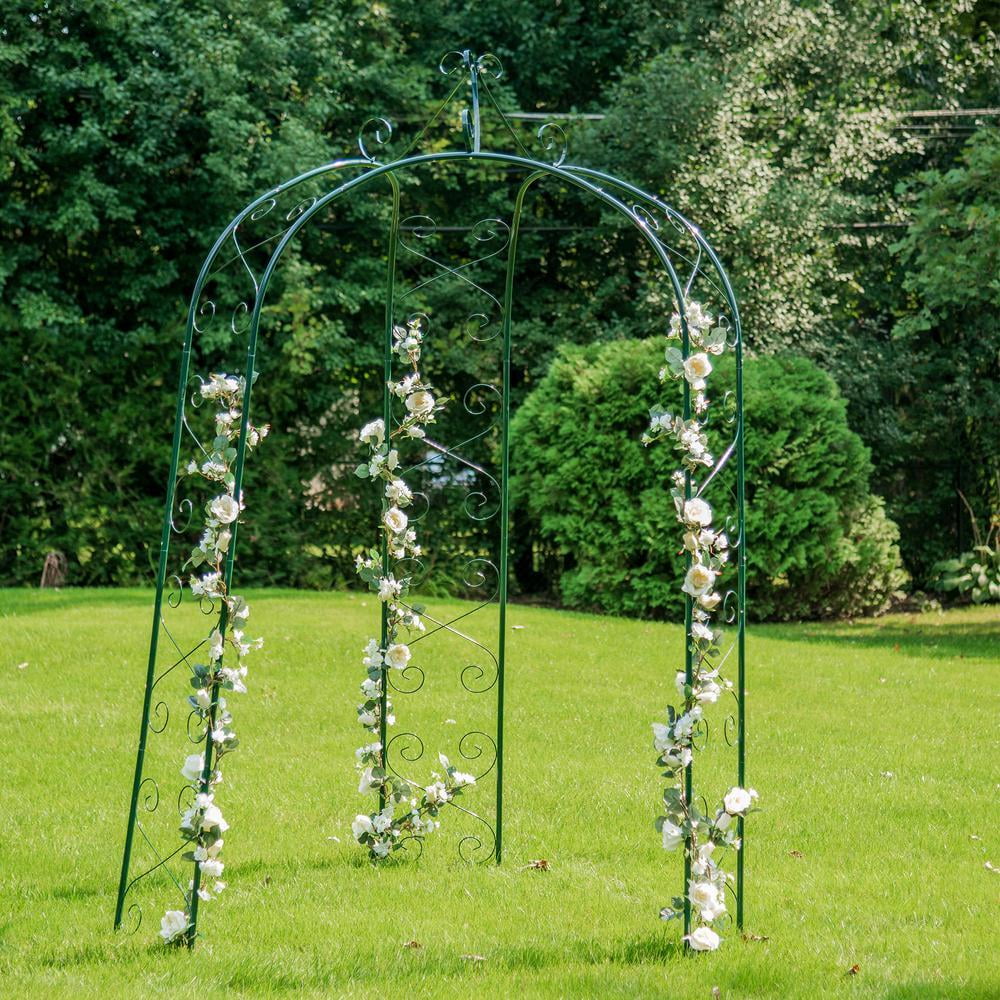3-Sided Steel Trellis Arbor W604015