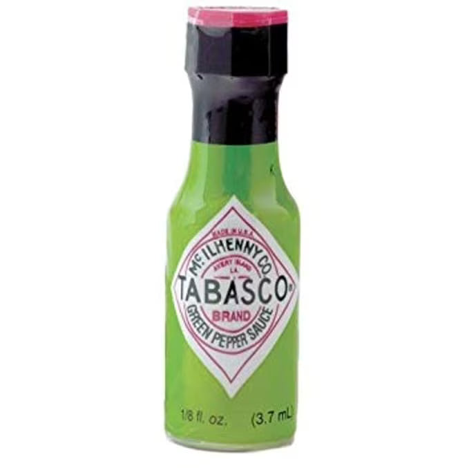 Green Jalapeno Pepper Sauce Mini Bottles 1/8 Ounce Pack of 30 J985