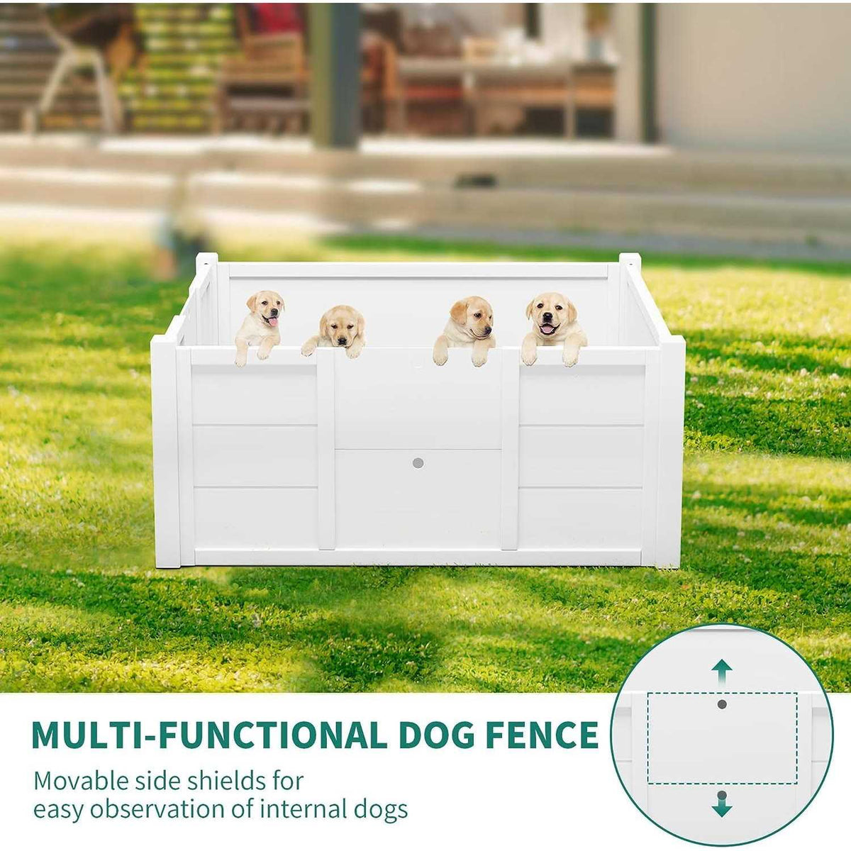 Wooden Dog Pen F382360